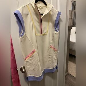 Entro large colorblock quarter zip pullover dress worn once smoke free home